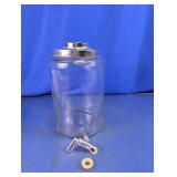 Glass Beverage Dispenser Jar