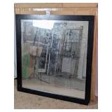 Black Framed Wall Mirror