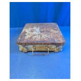 Metal Toolbox With Hand Tools
