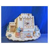 Vtg. Burwood Southwestern Pueblo Wall Clock 1995