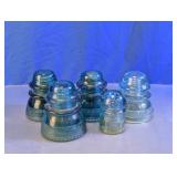 Hemingray Glass Insulators Lot