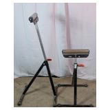 Adjustable Folding Roller Stand Pair