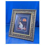 Framed Halloween Vintage Style Art Print