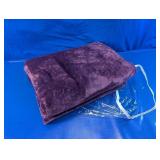 Threshold Plush Throw Blanket Purple