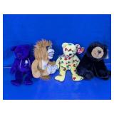 4 Collectible Plush Toys