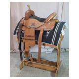 Corriente Saddle Co. Western Leather Trophy Saddle