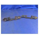 Vintage Rustic Metal Drawer Pull Backplates