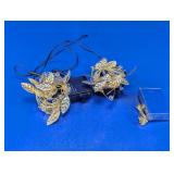 Gold Leaf & Micro LED Fairy Light Strand Lot