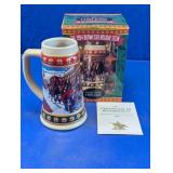 Budweiser 1994 Holiday Collector Stein