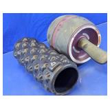 Ab Wheel & Foam Roller Set