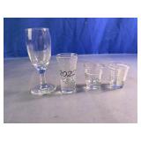 Assorted Glassware Shot Glasses & Cordial Glass