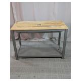 Heavy-Duty Metal Industrial Workstation Desk