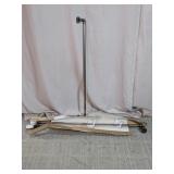 StyleWell Gunmetal Pipe Drapery Rod 36"-66" Set