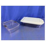 Pyrex Baking Dish & Rubbermaid Container Set