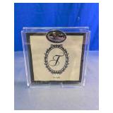 Mud Pie Monogram Napkin Holder Lot