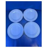Lenox Embossed White Dinner Plates
