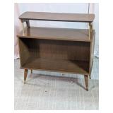 Mid-Century Modern 2-Tier Record Player Stand