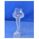 Clear Glass Leg Lamp Votive Candle Holder