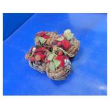 Woven Decorative Basket Ornaments
