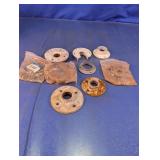 Metal Pipe Flanges & Mounting Hardware Lot