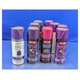 Assorted Spray Paint Cans Lot