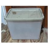 Sterilite 27 Gal Modular Stacker Tote Bin w/ Lid