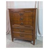 Dixie Furniture Vintage 5-Drawer Tallboy Chest