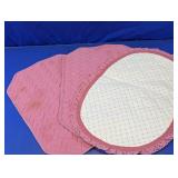 Pink Quilted Placemat Set