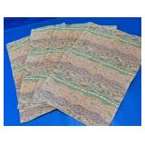 Patterned Reversible Placemat Set