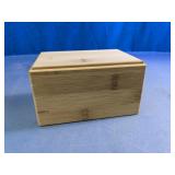 Wooden Bamboo Storage Box with Lid