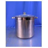 Stainless Steel Stock Pot with Glass Lid