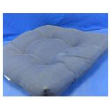 Navy Blue Tufted Outdoor Patio Chair Cushion