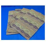 Patterned Fabric Placemat Set