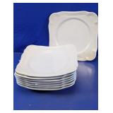 Mikasa French Countryside White Dinner Plates Set