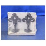 IKEA HÖGTIDLIG Fleur-de-Lis Curtain Finials