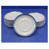 Pfaltzgraff Blue Rim Saucers Set