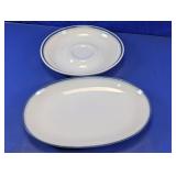 Pfaltzgraff Stoneware Platter & Chip Dip Duo