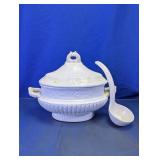 White Tureen Serving Set
