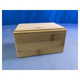 Wooden Bamboo Storage Box with Lid