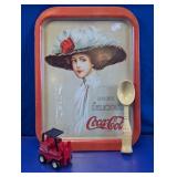Coca-Cola Hamilton King Tray, Spoon & Forklift Set