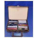 LEBO 12-Slot Audio Cassette Tape Carrying Case