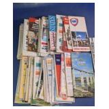 Vintage Road Maps & Travel Guides Collection Lot