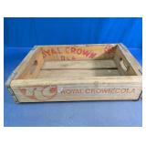 Vintage Royal Crown Cola Wooden Soda Crate