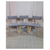 Upholstered Wood Dining Chairs