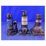 Assorted Hydraulic Bottle Jacks Lot