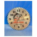 Vintage Skilsaw Saw Blade Wall Shop Clock
