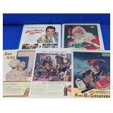 Vintage Holiday & Beverage Ad Collection