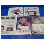 Vintage Entertainment & Lifestyle Ad Collection