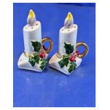 Ceramic Candle Salt & Pepper Shakers