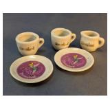 Vintage Disneyland Tinkerbell Miniature Tea Set
